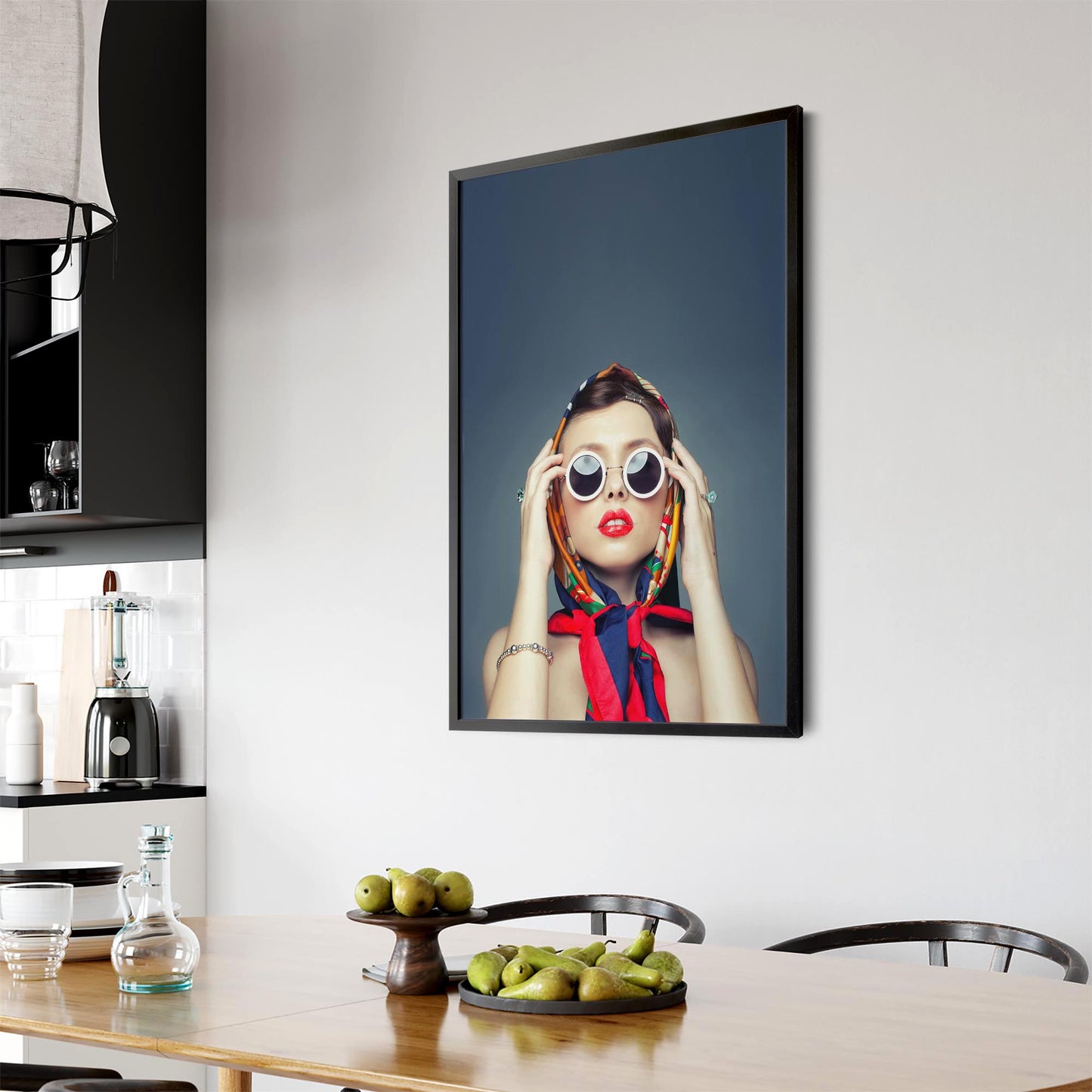 Fashion Model Sunglasses Photograph Chic Wall Art - The Affordable Art Company
