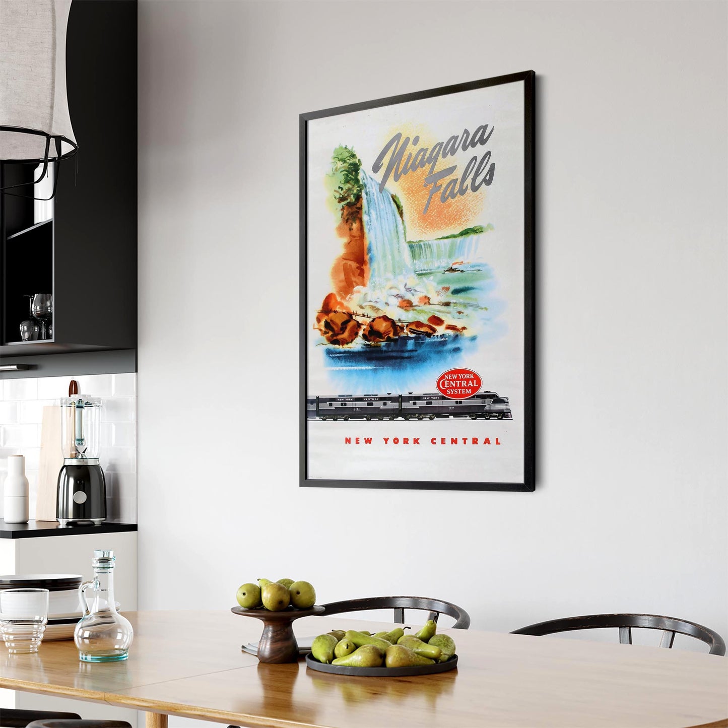 Niagra Falls, New York, USA Vintage Advert Wall Art - The Affordable Art Company
