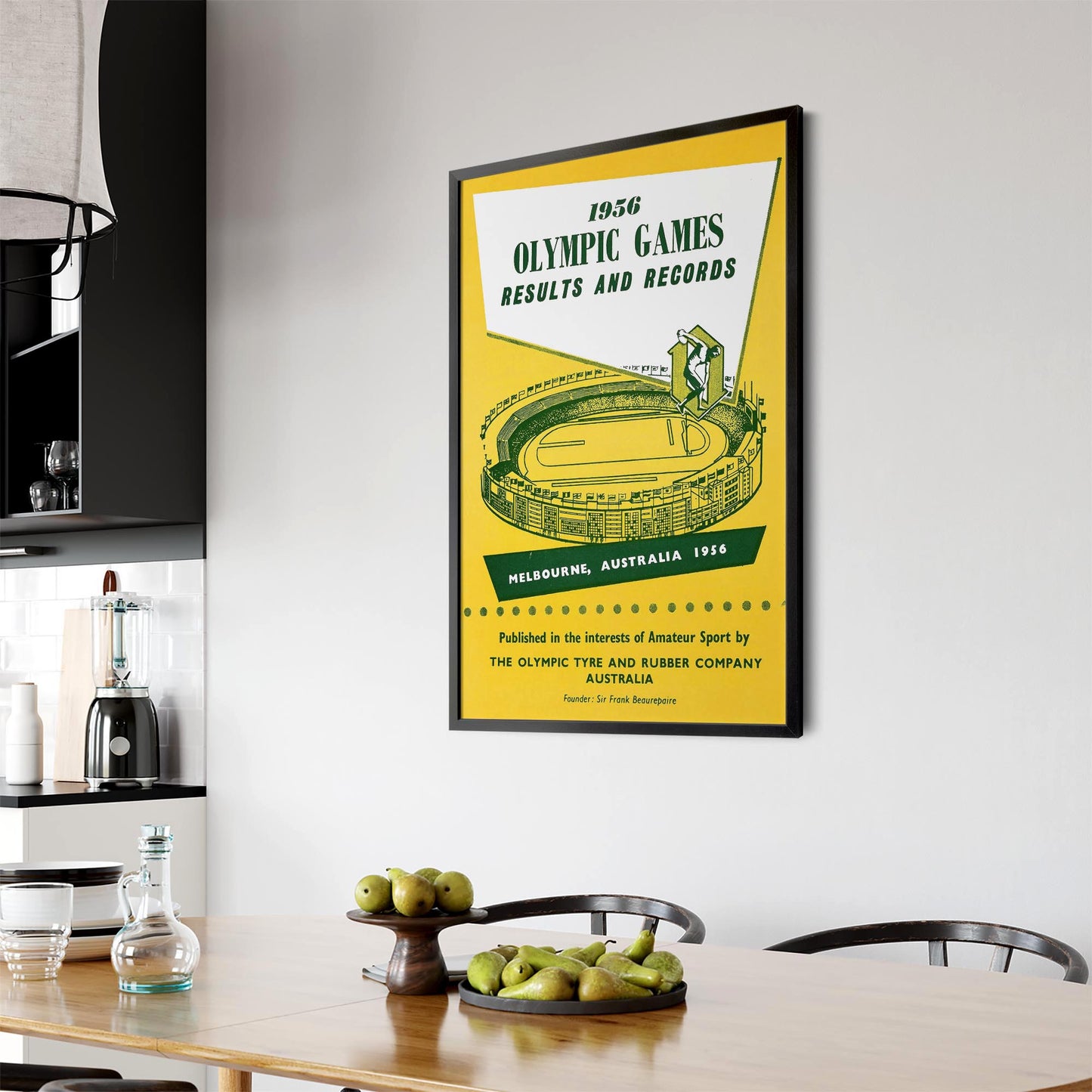 Olympic Games Melbourne (1956) Vintage Wall Art #2 - The Affordable Art Company