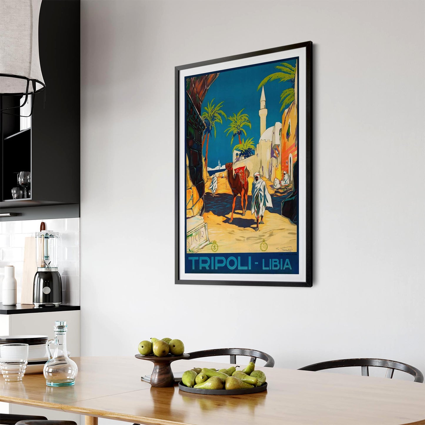 Tripoli, Libya Vintage Travel Advert Wall Art - The Affordable Art Company
