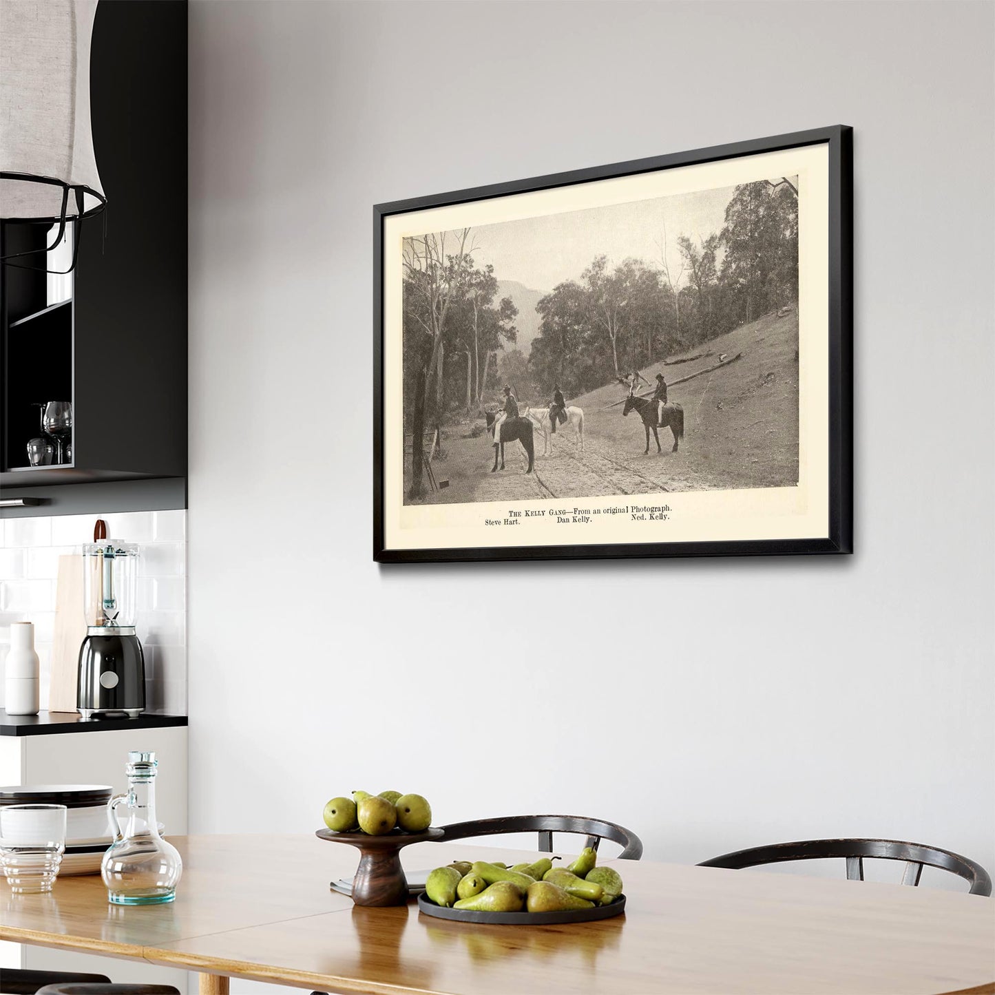 The Kelly Gang Australia Vintage Photograph Art - The Affordable Art Company