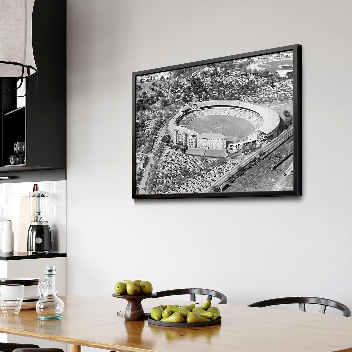 Melbourne Cricket Ground Vintage MCG Wall Art - The Affordable Art Company