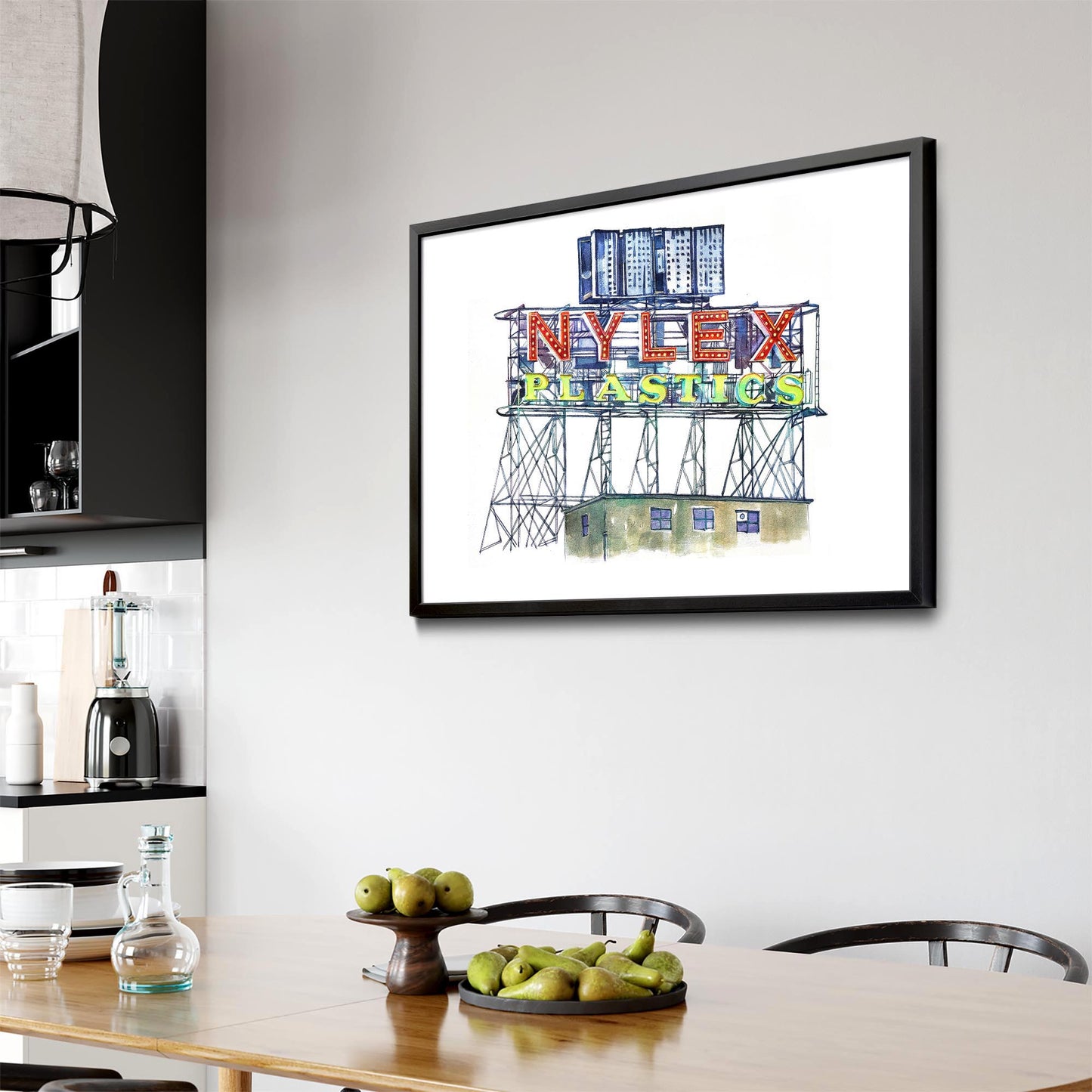Nylex Sign, Richmond Melbourne Painting Wall Art - The Affordable Art Company