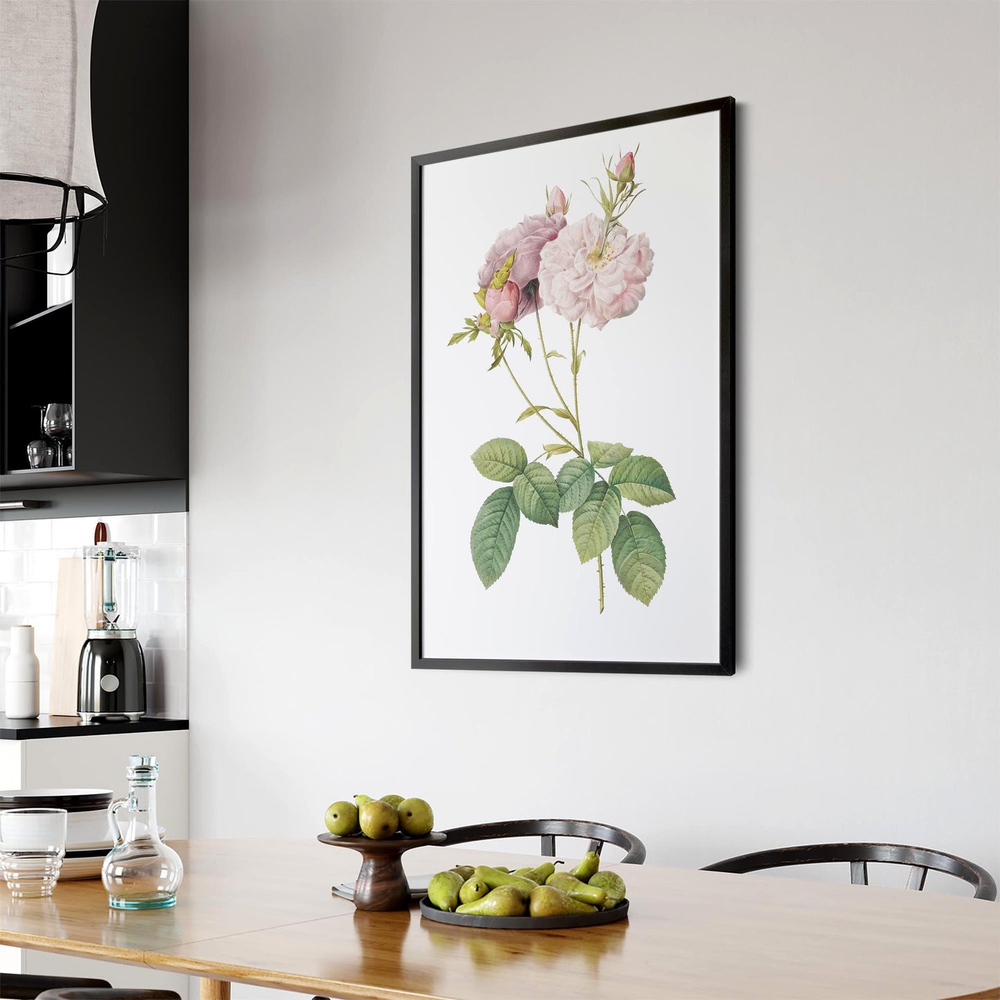 Flower Botanical Painting Kitchen Hallway Wall Art #42 - The Affordable Art Company