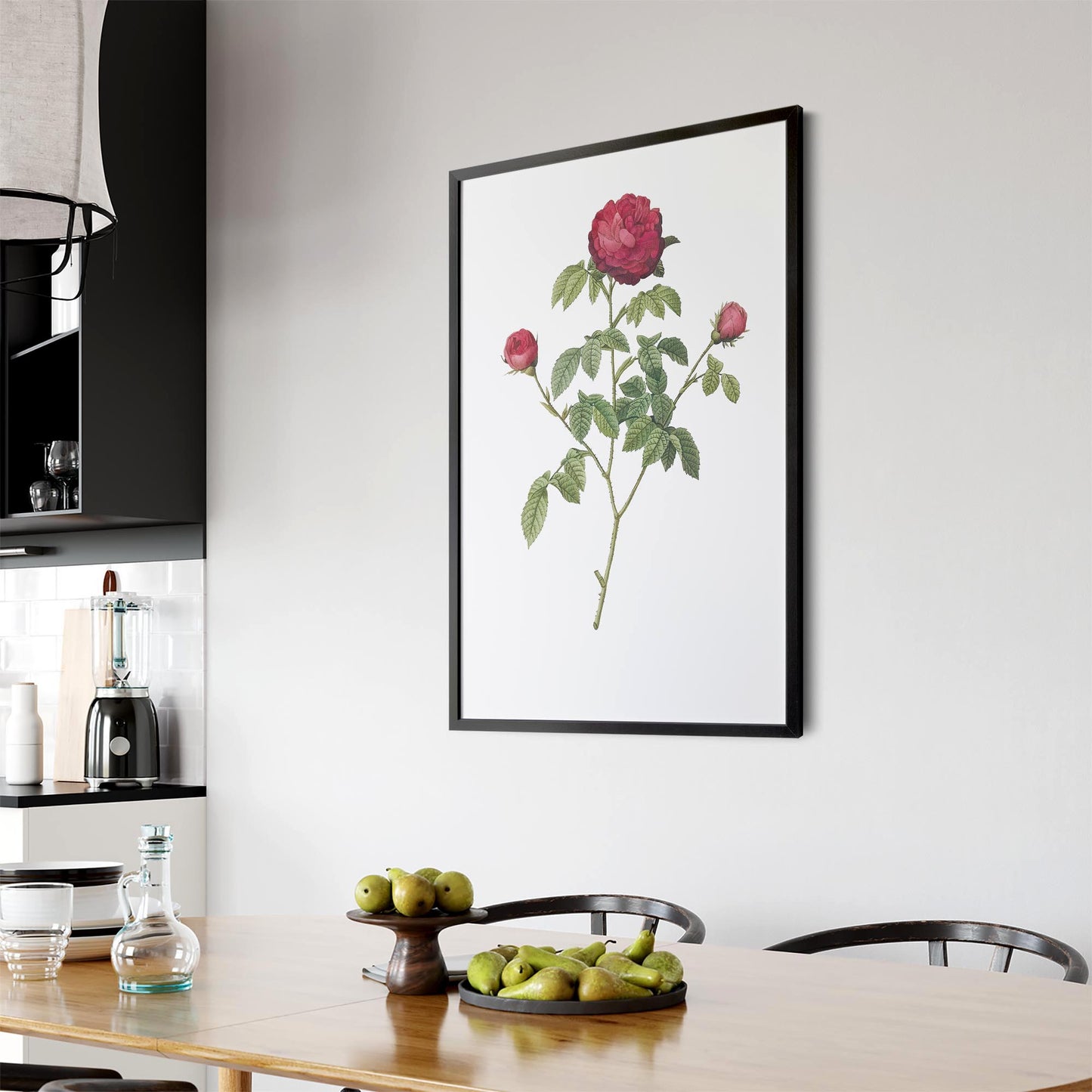 Flower Botanical Painting Kitchen Hallway Wall Art #3 - The Affordable Art Company