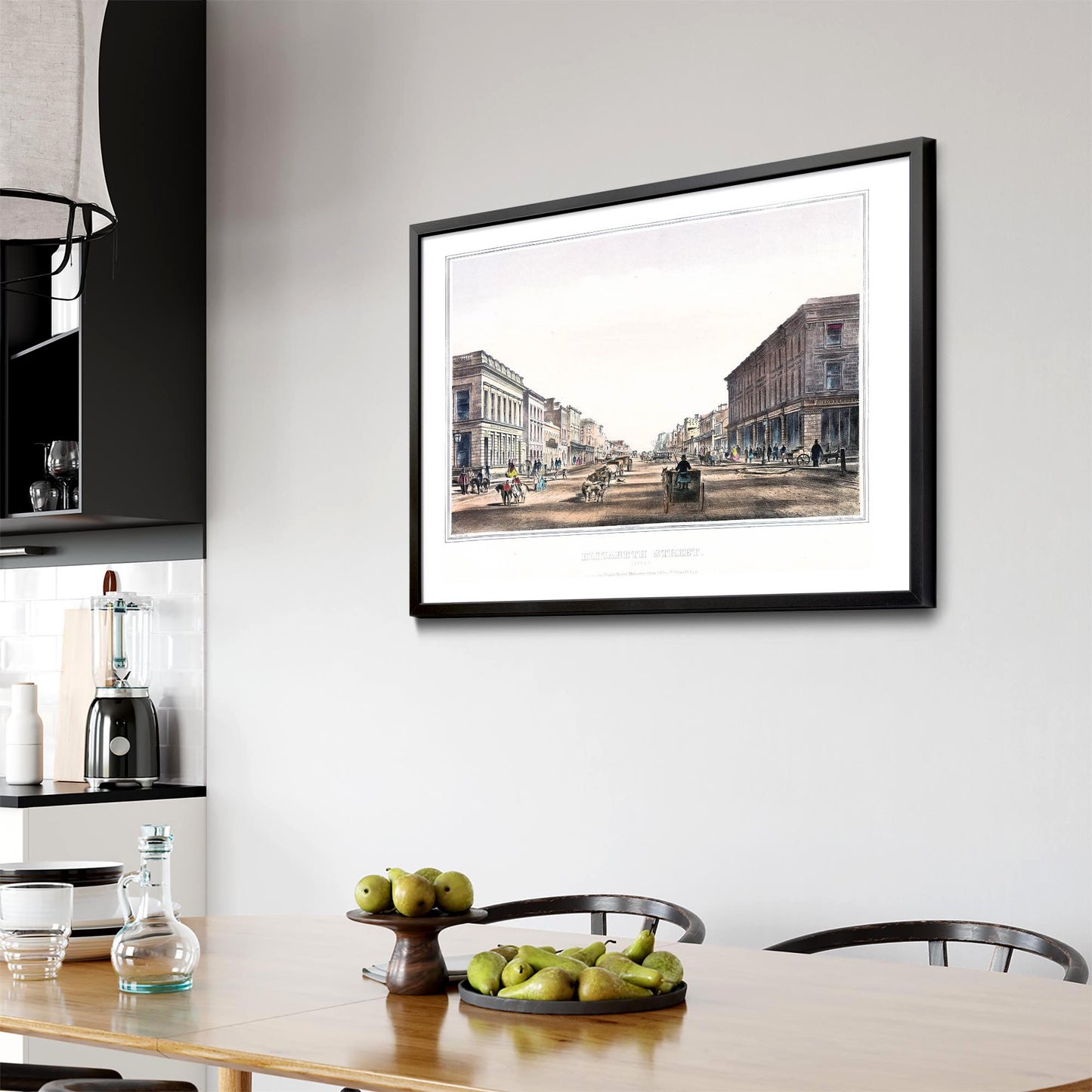 Elizabeth St, Melbourne Vintage Wall Art - The Affordable Art Company