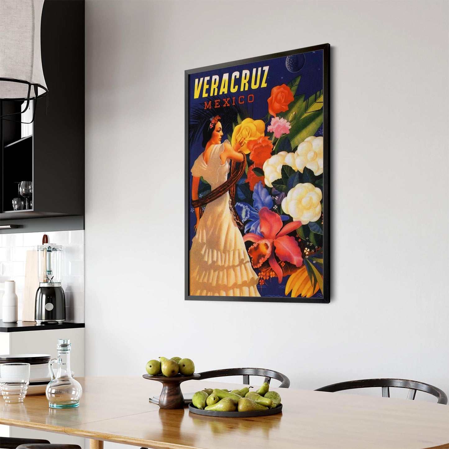 Veracruz, Mexico Vintage Travel Advert Wall Art - The Affordable Art Company