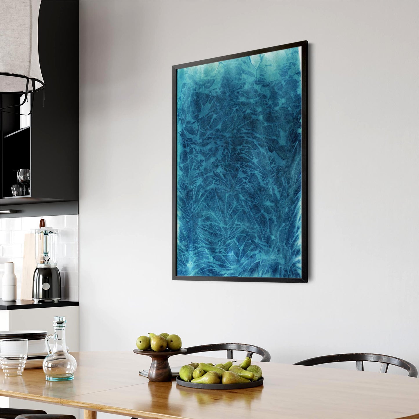 Minimal Blue Painting Abstract Modern Wall Art #19 - The Affordable Art Company