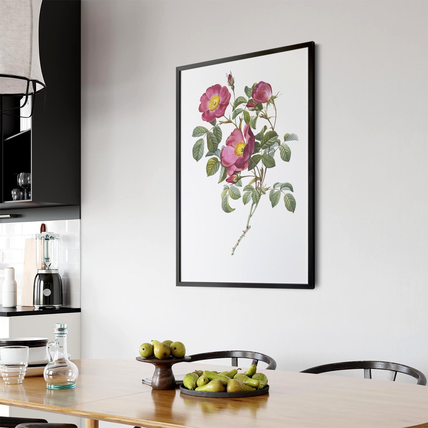 Flower Botanical Painting Kitchen Hallway Wall Art #41 - The Affordable Art Company