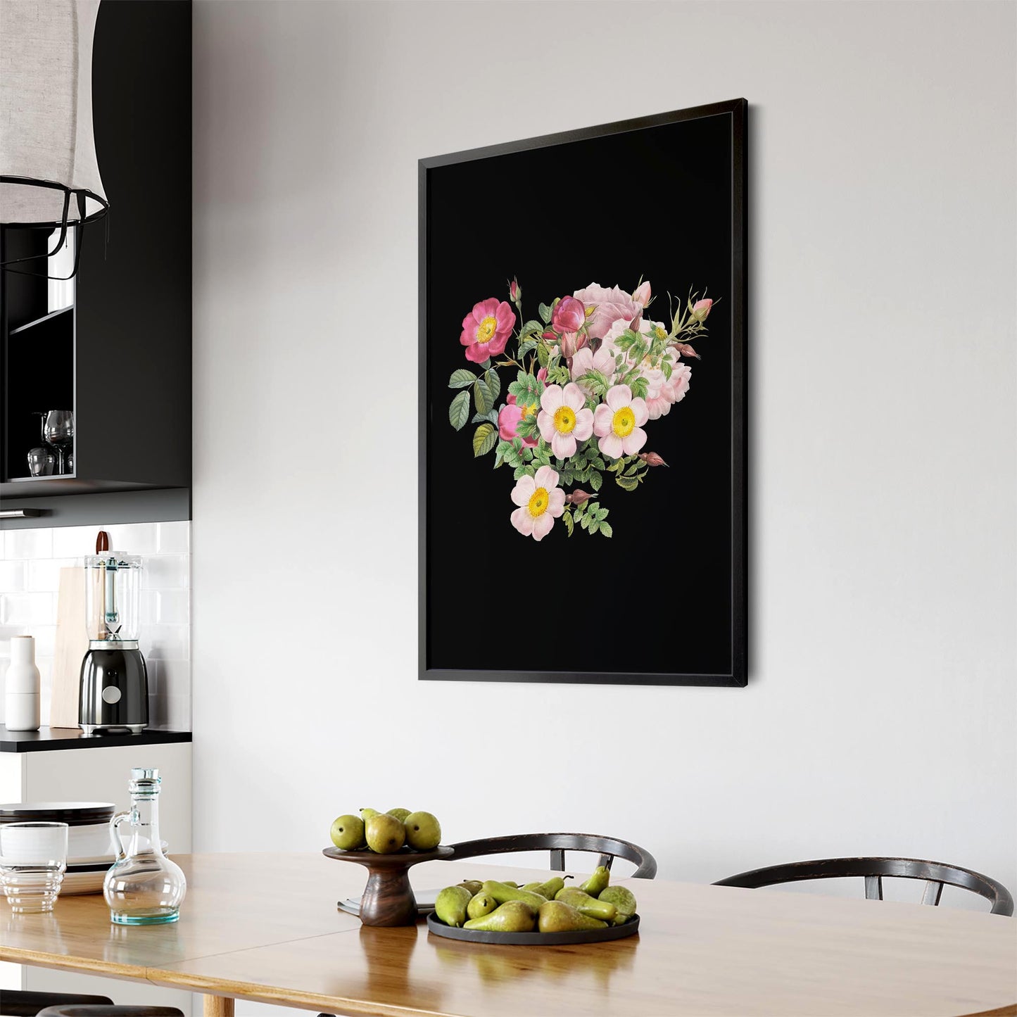 Botanical Flower Painting Floral Kitchen Wall Art #12 - The Affordable Art Company