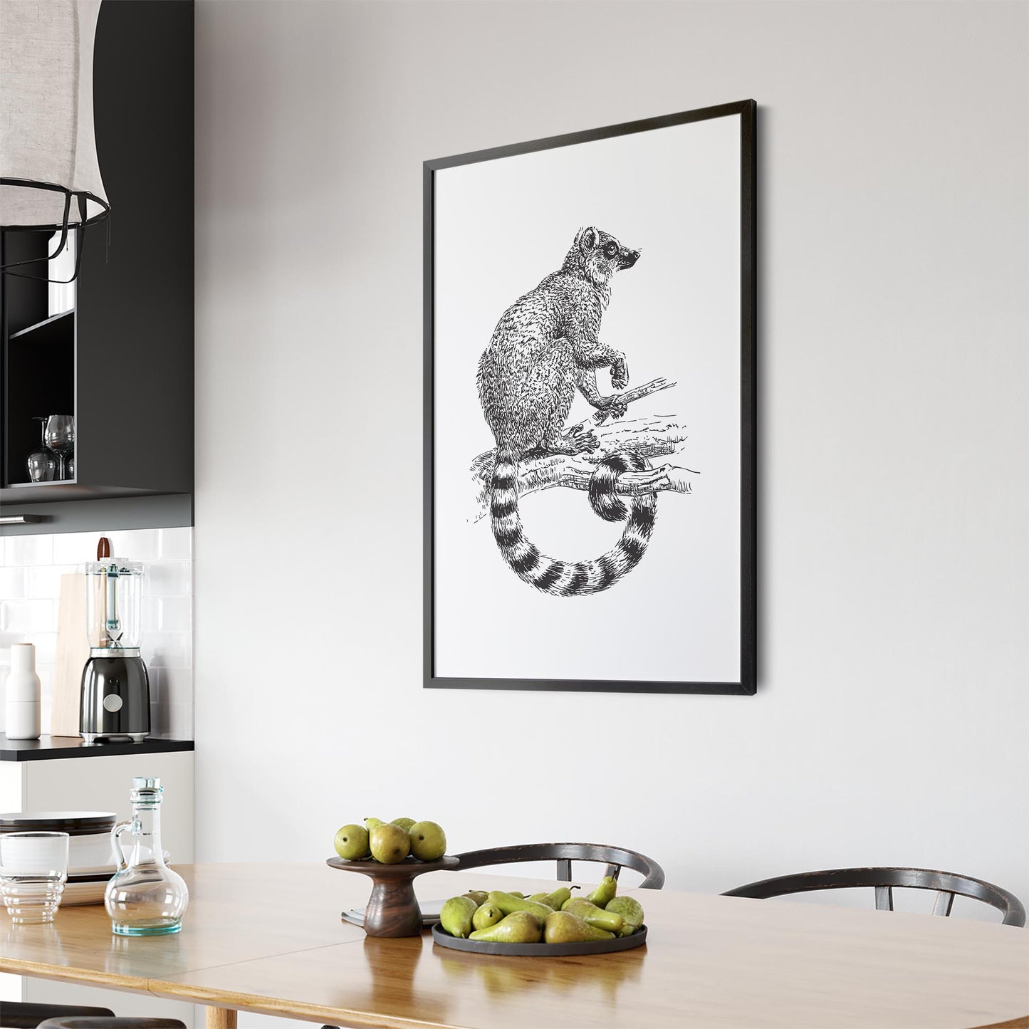 Possum Drawing Animal Wall Art - The Affordable Art Company