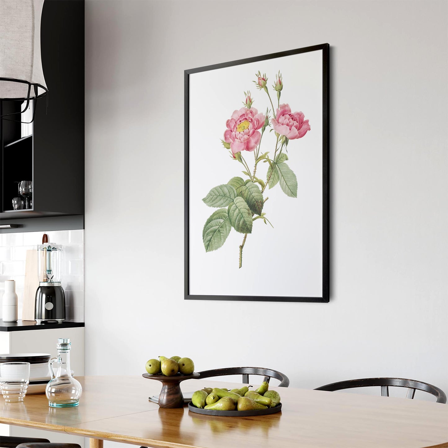 Flower Botanical Painting Kitchen Hallway Wall Art #12 - The Affordable Art Company