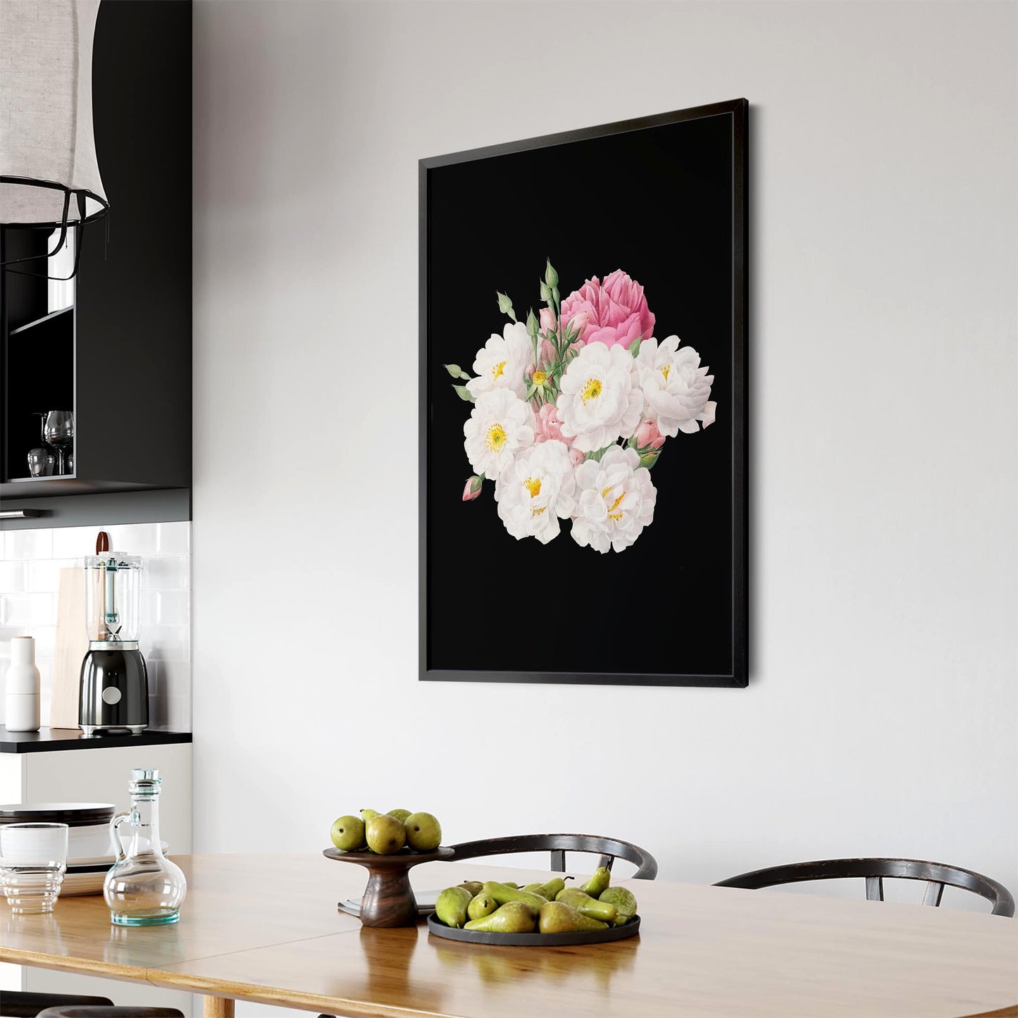 Botanical Flower Painting Floral Kitchen Wall Art #11 - The Affordable Art Company