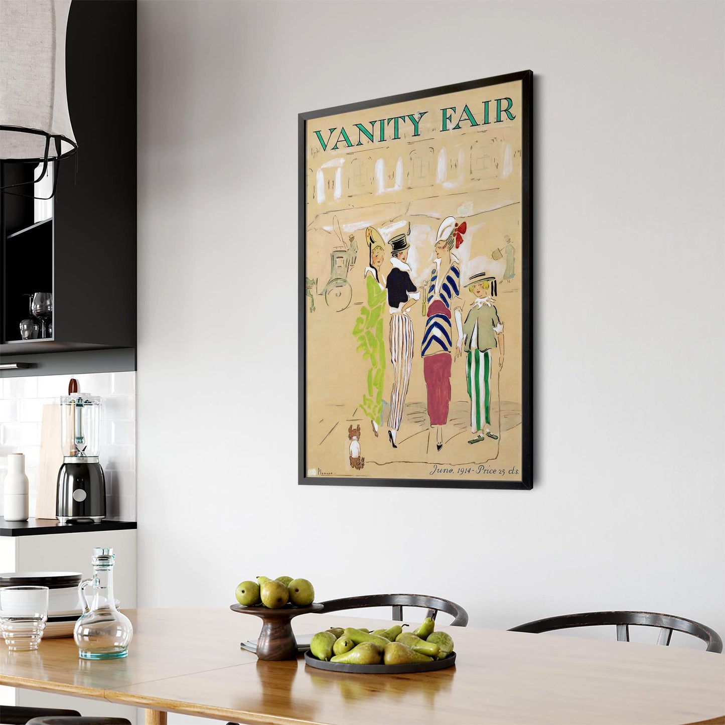 Vintage Vanity Fair Fashion Wall Art - The Affordable Art Company