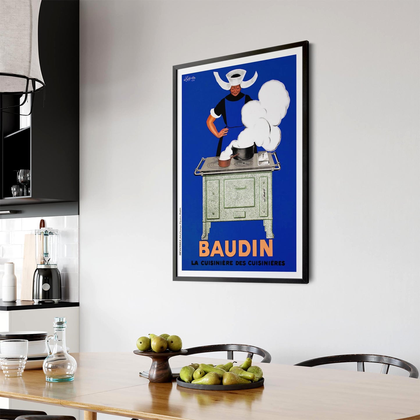 Baudin Vintage Advert Wall Art - The Affordable Art Company