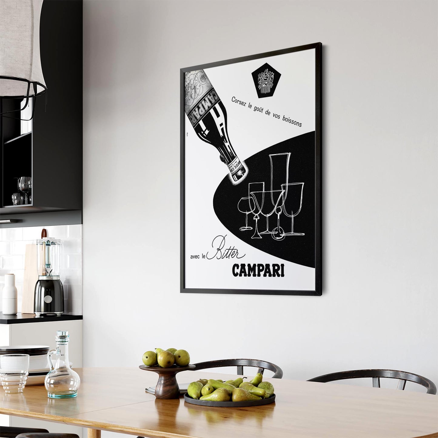 Bitter Campari Vintage Advert Wall Art - The Affordable Art Company