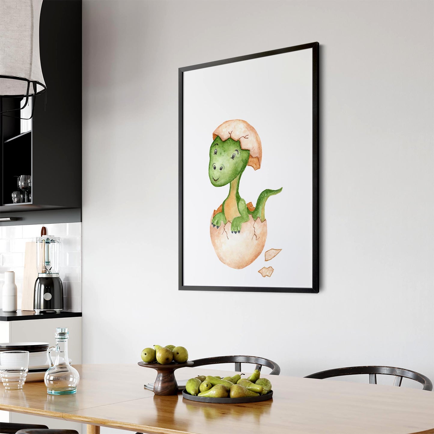 Cute Cartoon Dinosaur Boys Bedroom Wall Art #10 - The Affordable Art Company