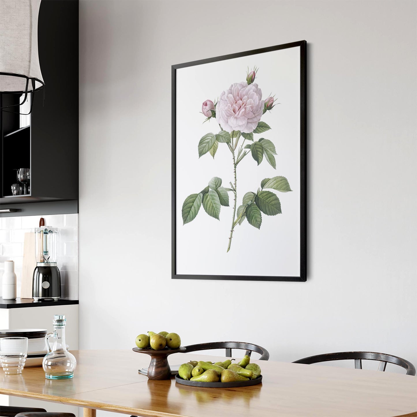 Flower Botanical Painting Kitchen Hallway Wall Art #11 - The Affordable Art Company