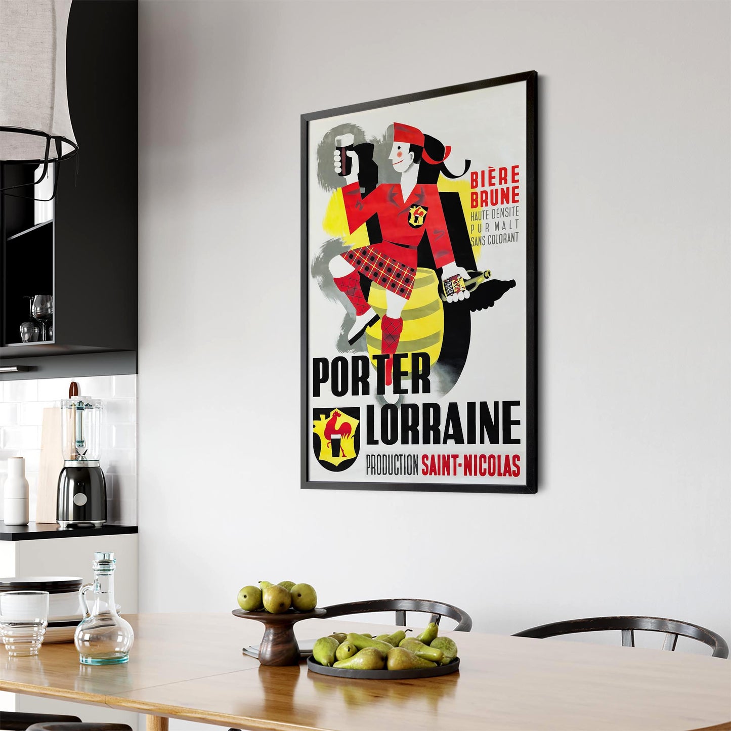 Porter Lorraine Vintage Drinks Advert Wall Art - The Affordable Art Company