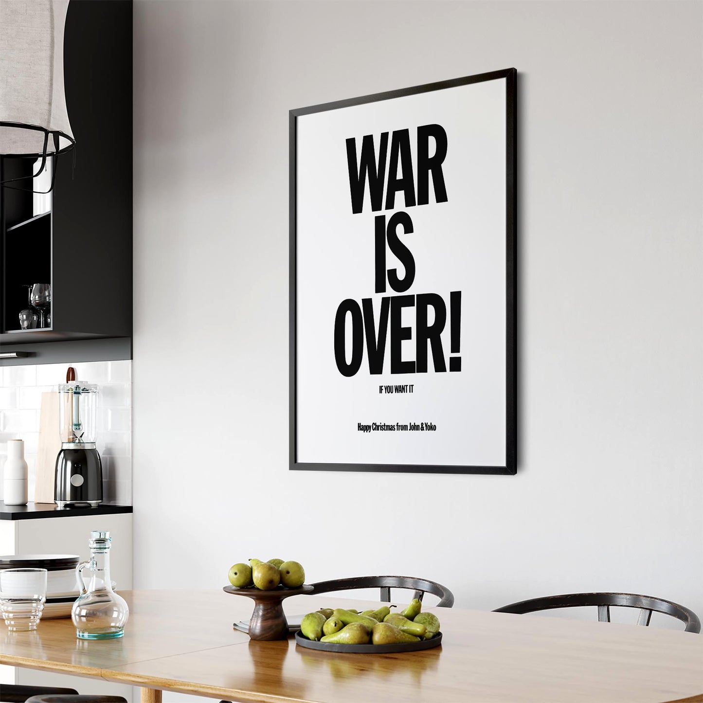 War Is Over "Christmas" John Lennon Beatles Art - The Affordable Art Company