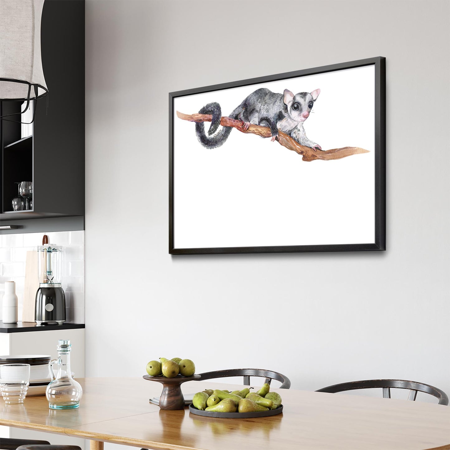 Australian Possum Painting Animal Nursery Wall Art - The Affordable Art Company