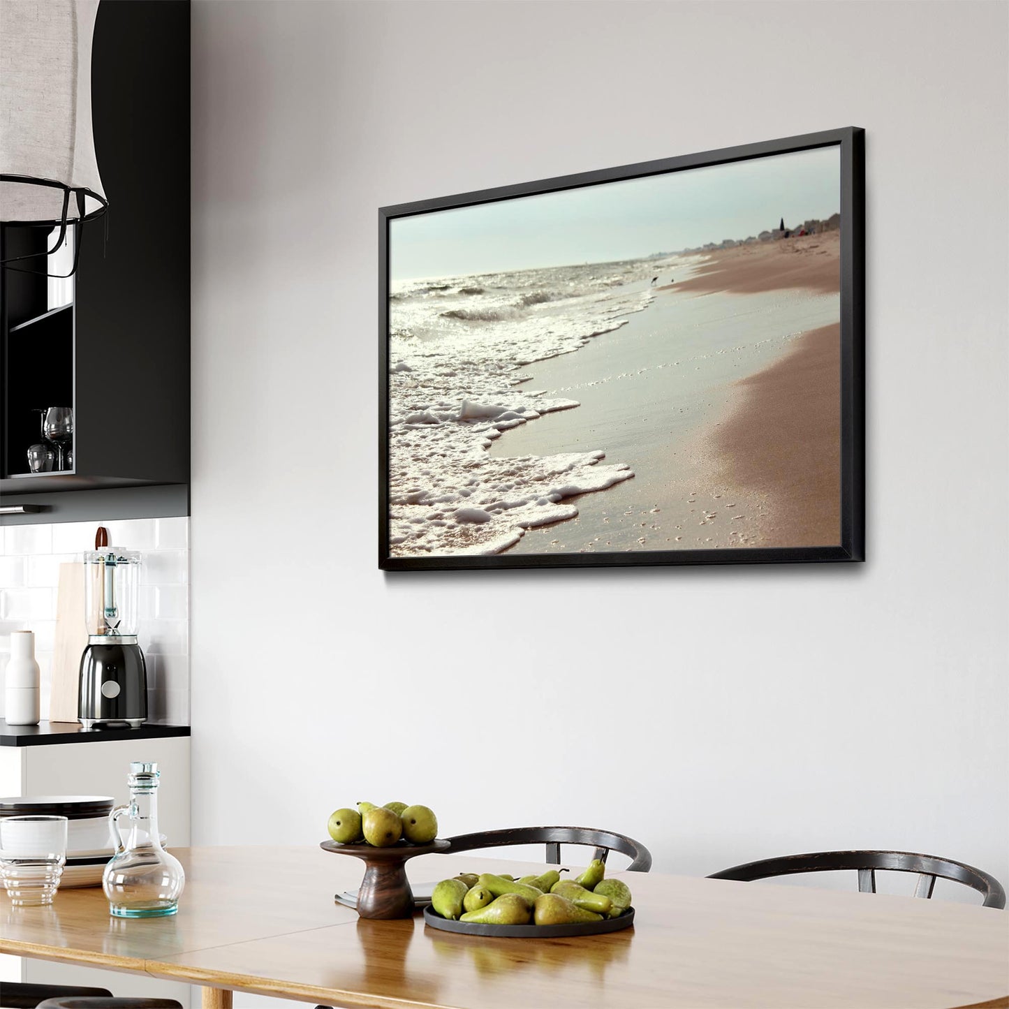 Summer Days Beach Coastal Photograph Wall Art - The Affordable Art Company