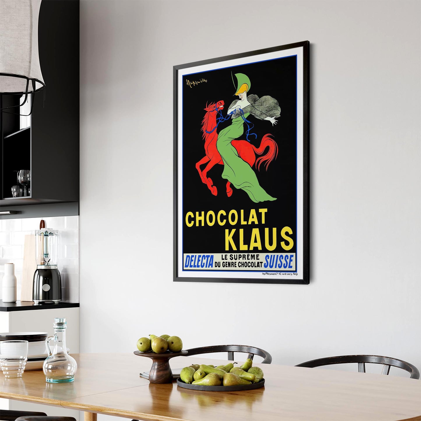 Chocolate Klaus Vintage Food Advert Wall Art - The Affordable Art Company