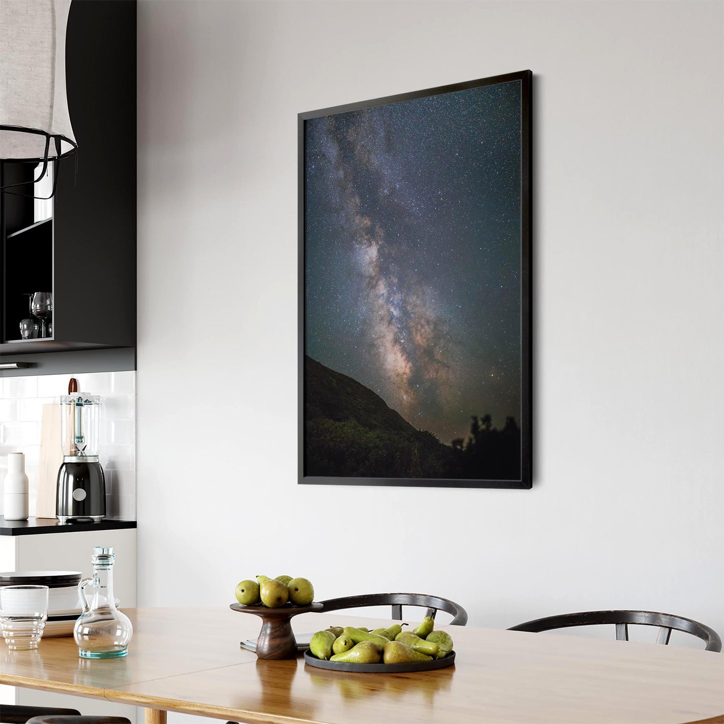 Milky Way Night Sky Photograph Bedroom Wall Art - The Affordable Art Company