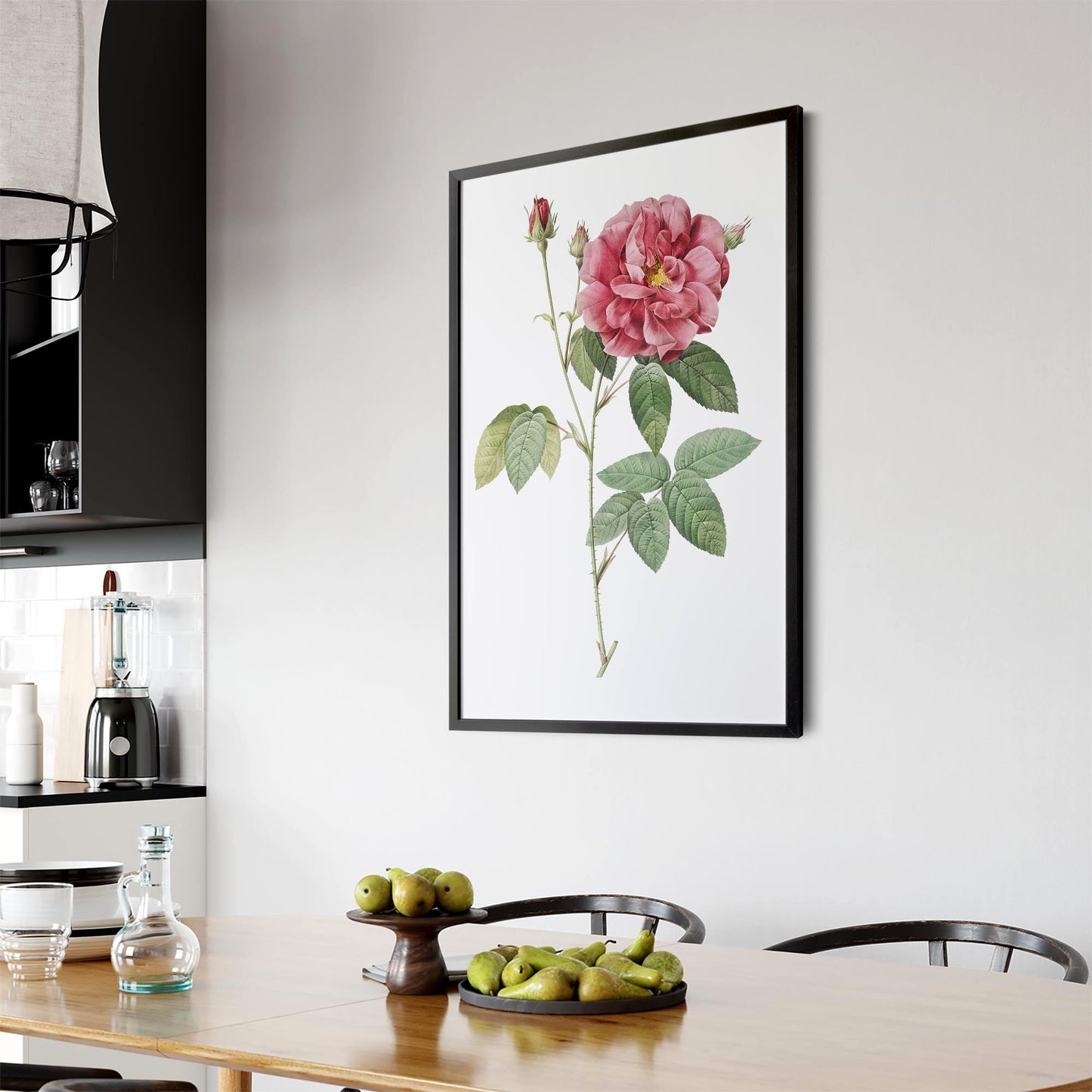 Flower Botanical Painting Kitchen Hallway Wall Art #17 - The Affordable Art Company