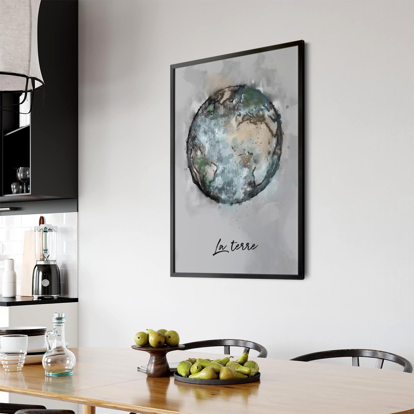 The Earth Space Science Painting Wall Art - The Affordable Art Company