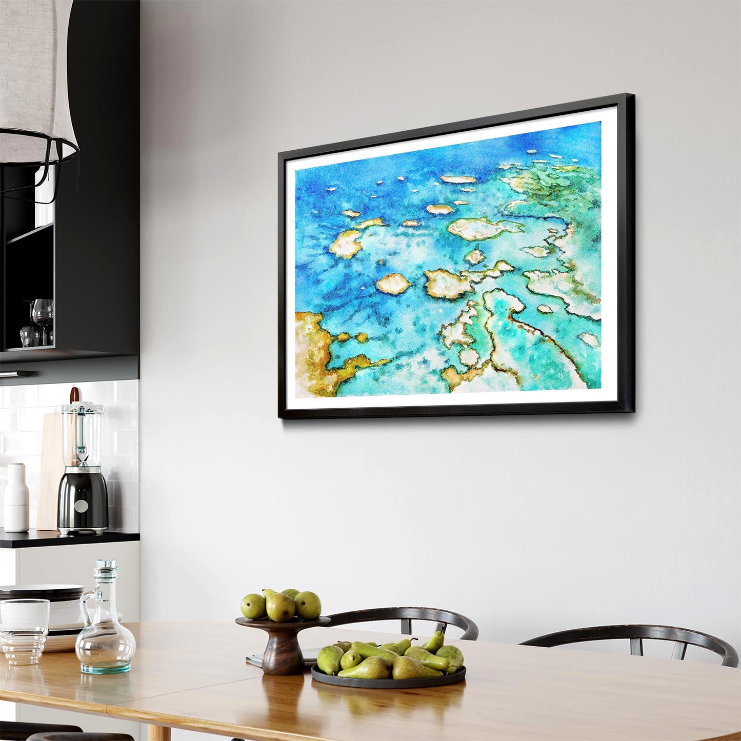 Great Barrier Reef Australian Painting Wall Art - The Affordable Art Company