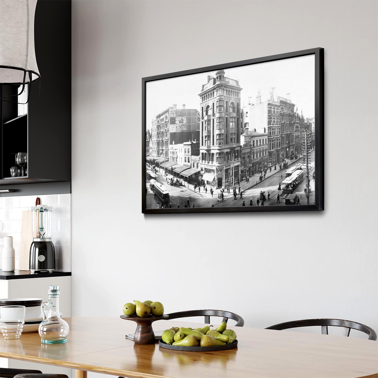 Melbourne Streets Vintage Photograph Wall Art - The Affordable Art Company