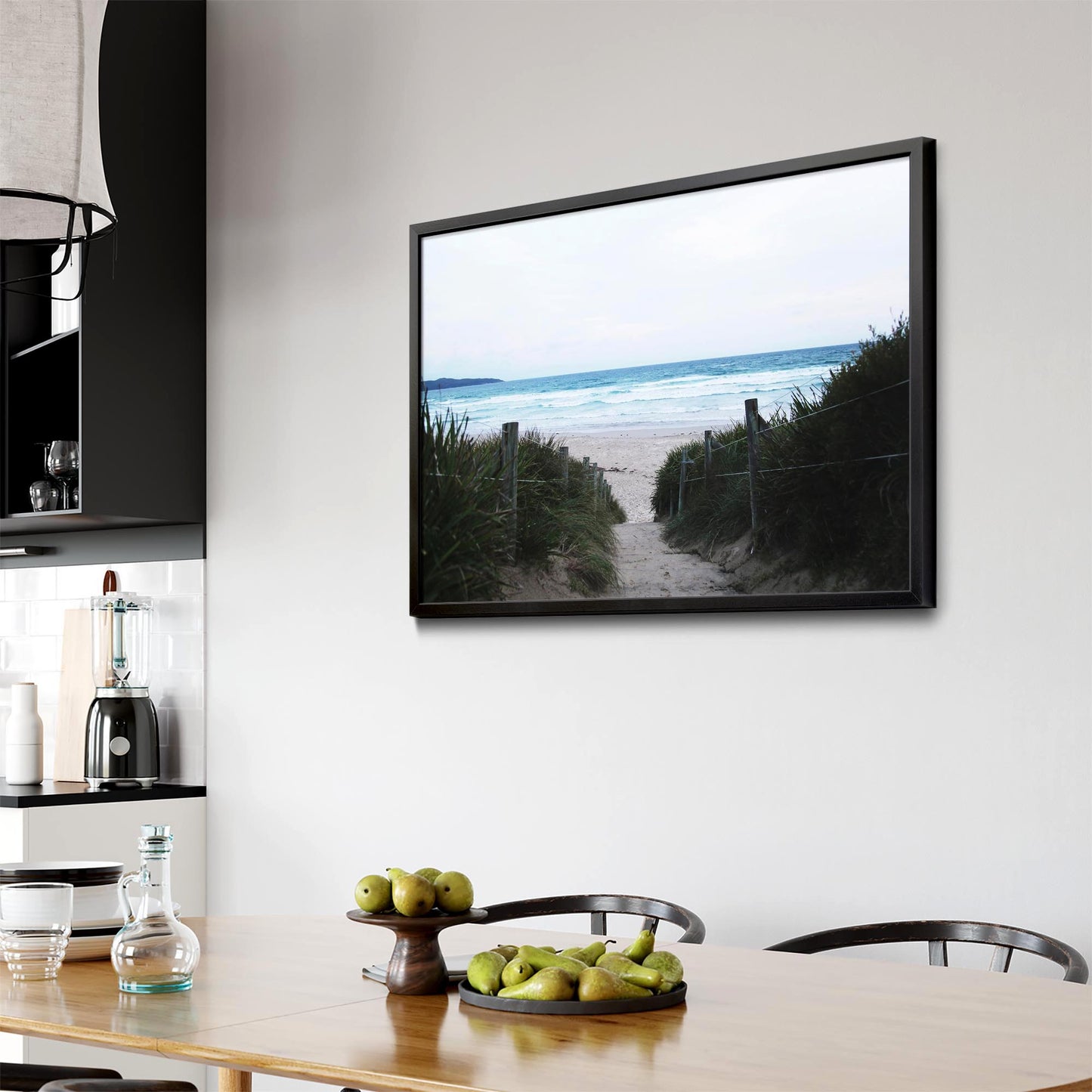 Coastal Beach Photograph Landscape Wall Art - The Affordable Art Company