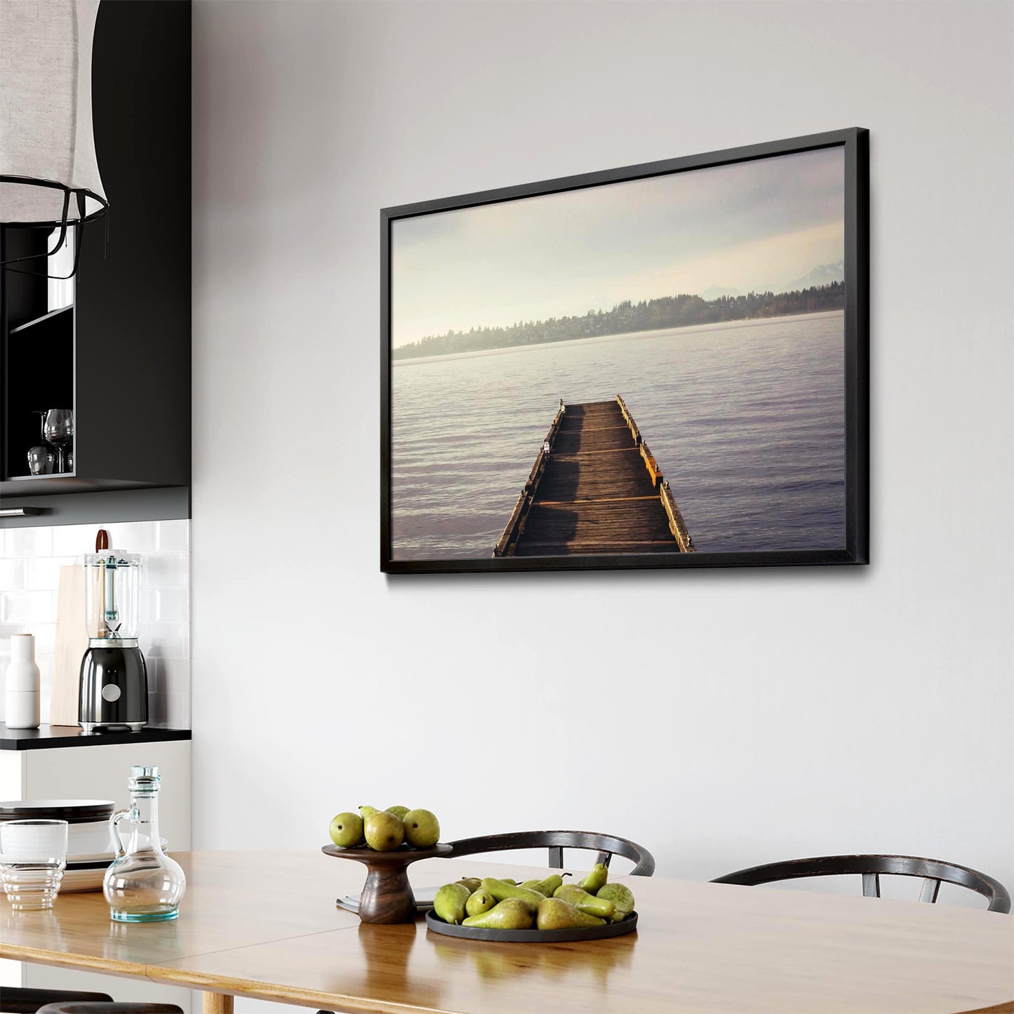 Calming Coast Landscape Photograph Wall Art - The Affordable Art Company