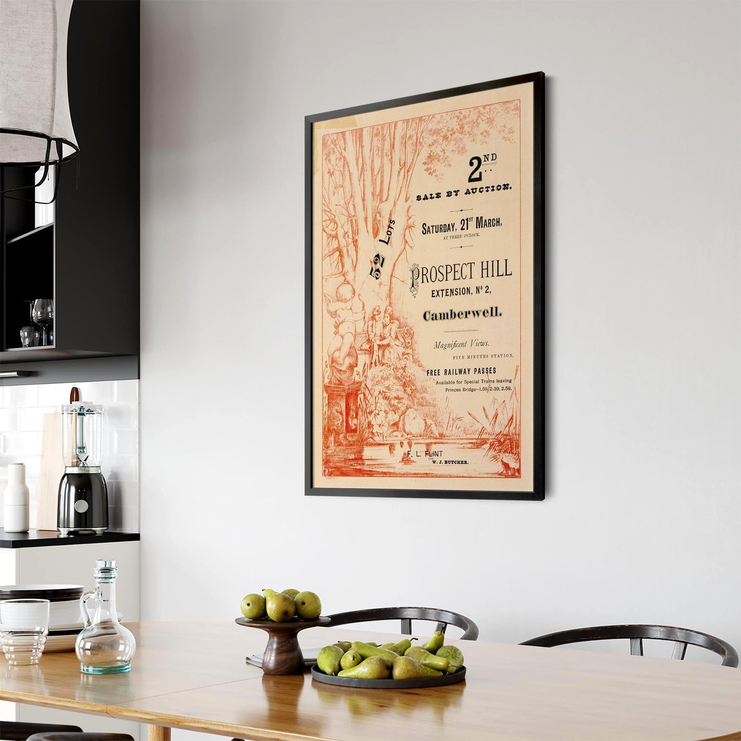 Camberwell Melbourne Vintage Real Estate Ad Art #3 - The Affordable Art Company