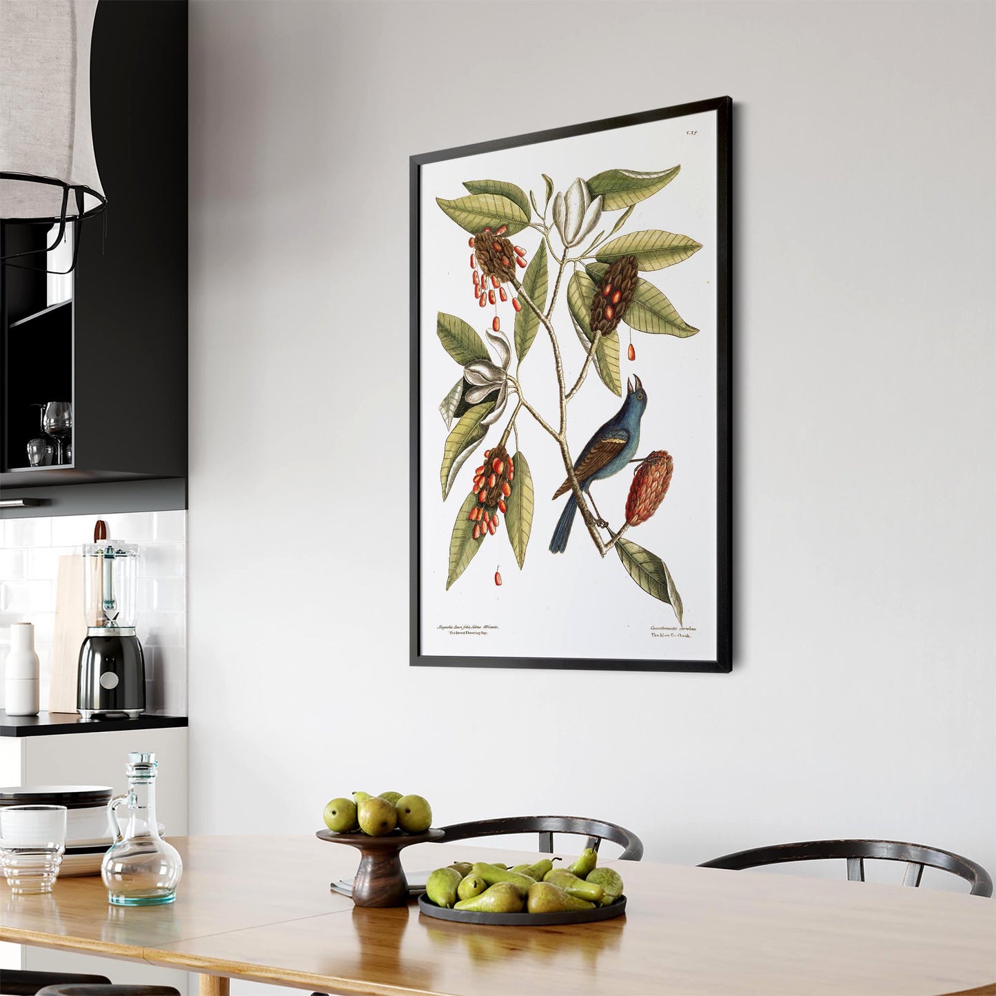 Sweet Bay Flower Botanical Kitchen Wall Art - The Affordable Art Company