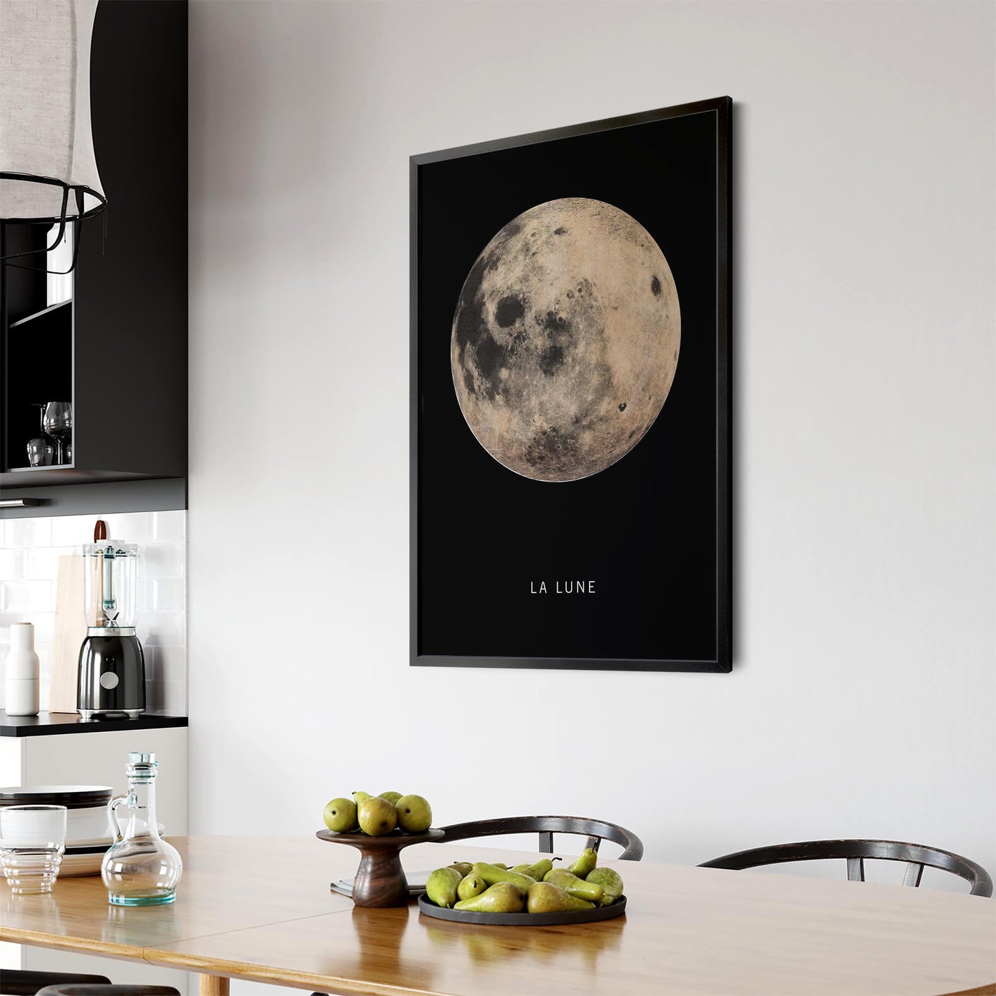 The Moon Space Science Photograph Wall Art - The Affordable Art Company