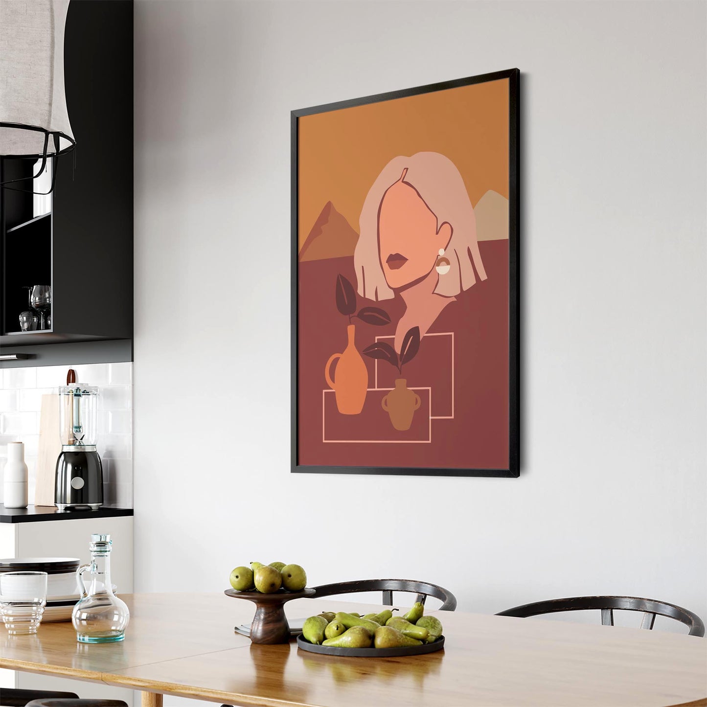 Minimal Fashion Trends Retro Bedroom Wall Art - The Affordable Art Company