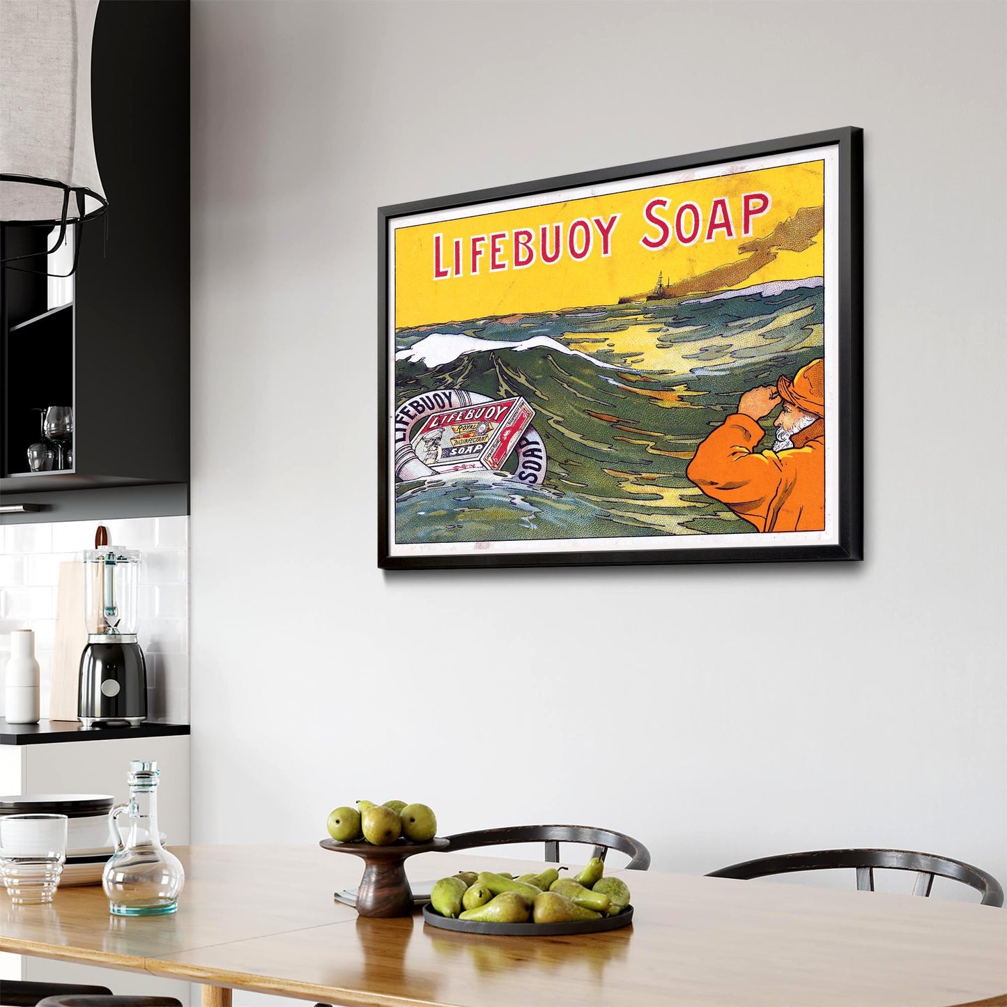 Lifebuoy Soap Laundry Vintage Advert Wall Art - The Affordable Art Company