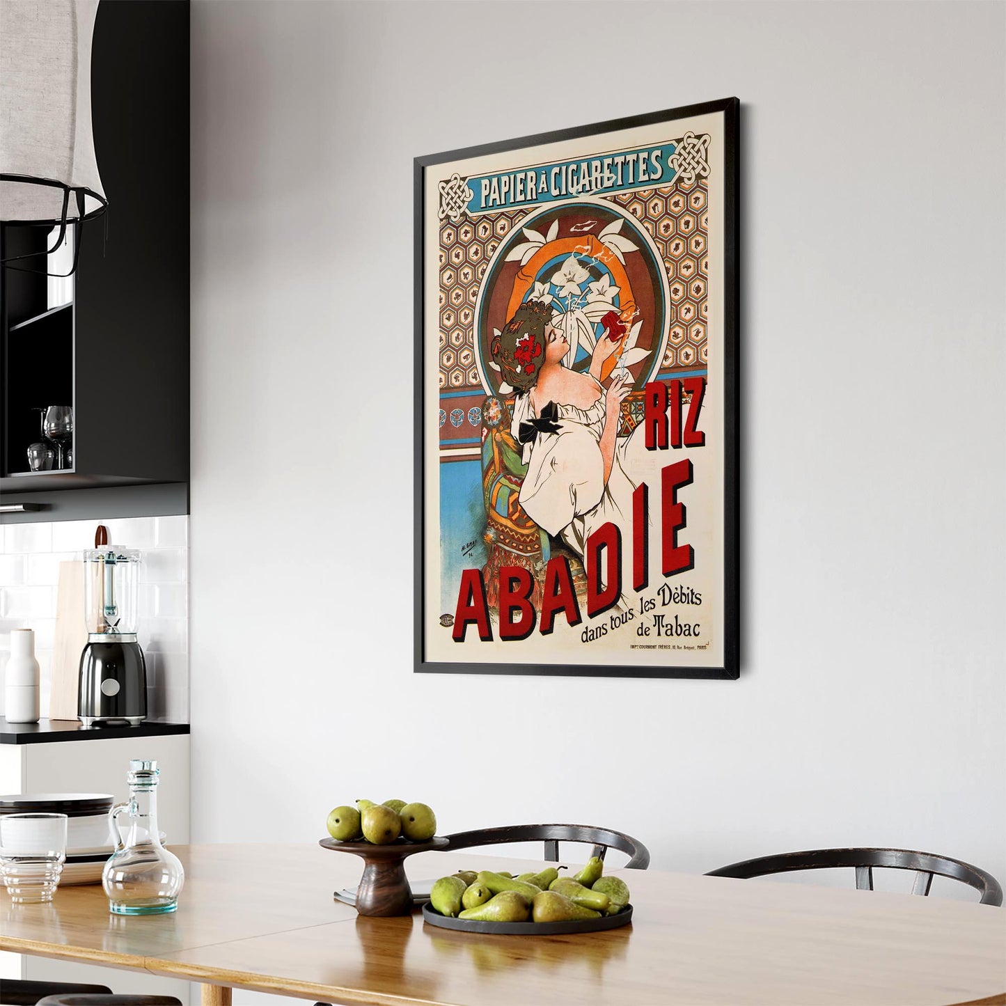 Abadie Cigarette Vintage Advert Wall Art - The Affordable Art Company