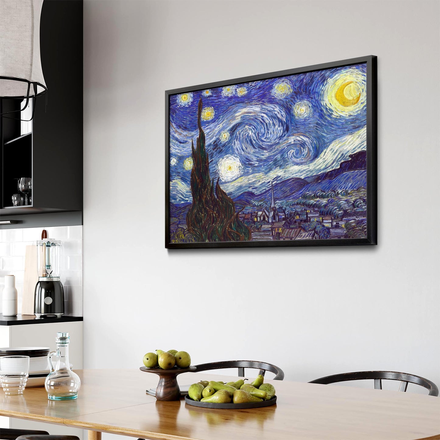 Starry Night by Vincent Van Gogh Painting Wall Art - The Affordable Art Company