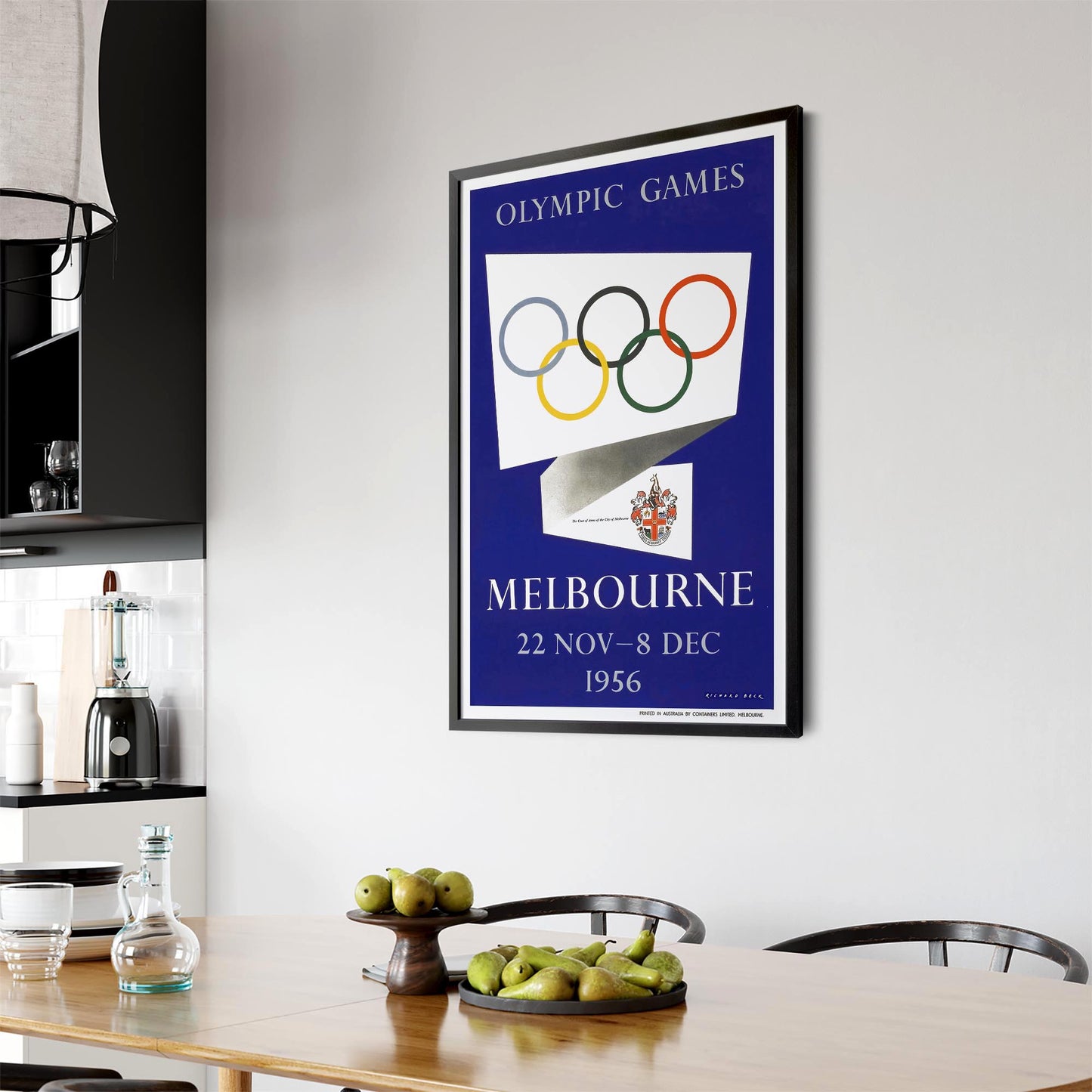 Olympic Games Melbourne (1956) Vintage Wall Art #1 - The Affordable Art Company