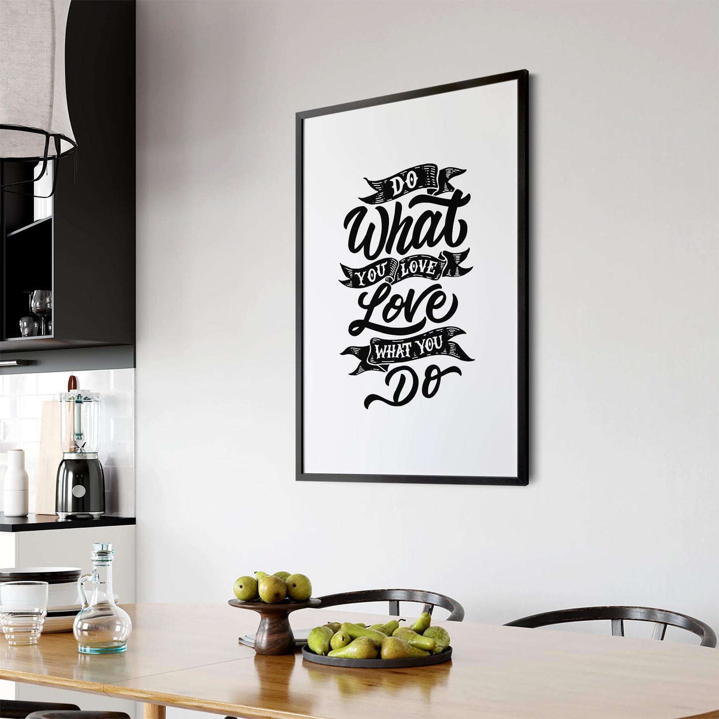 "Do What You Love" Motivational Quote Wall Art #1 - The Affordable Art Company