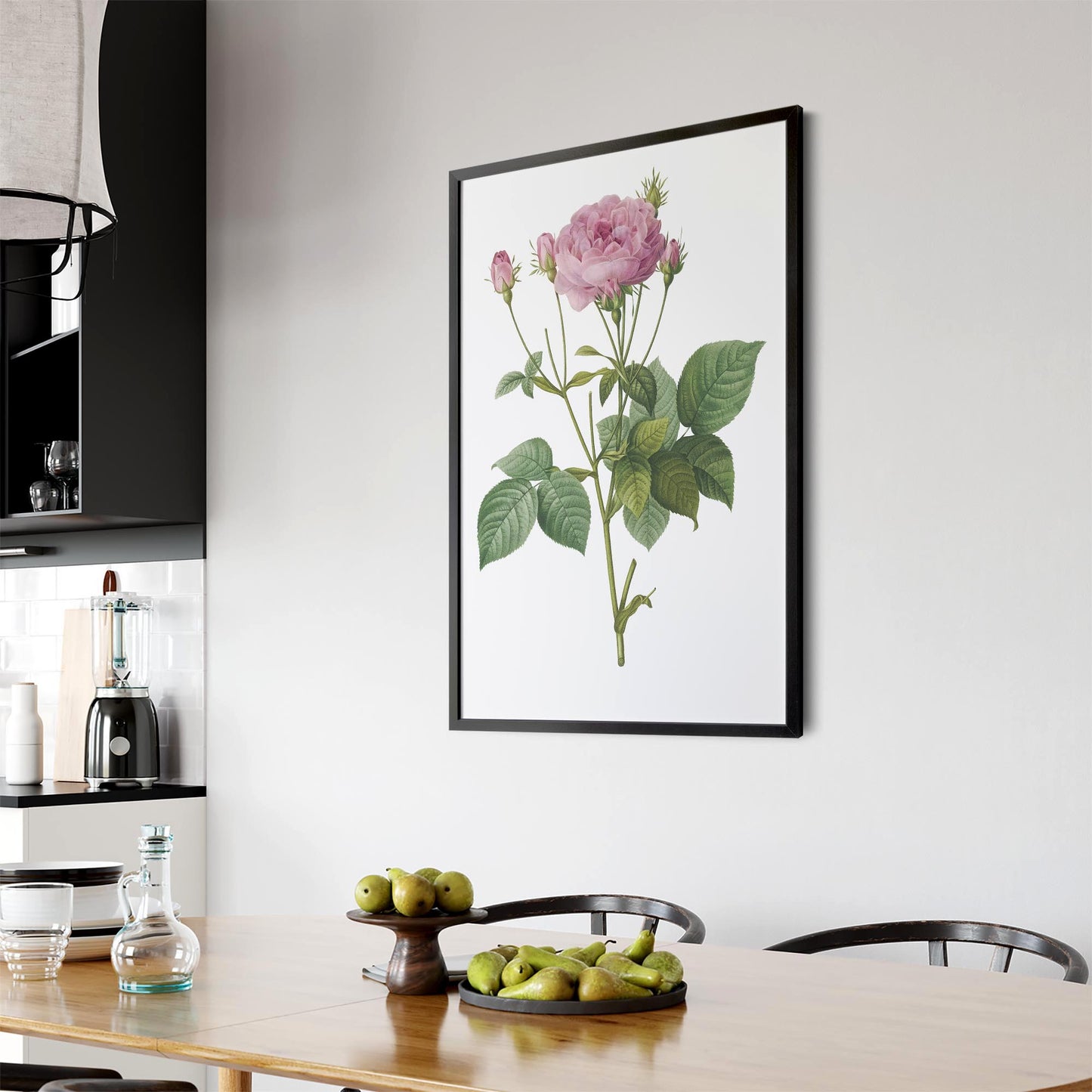 Flower Botanical Painting Kitchen Hallway Wall Art #18 - The Affordable Art Company