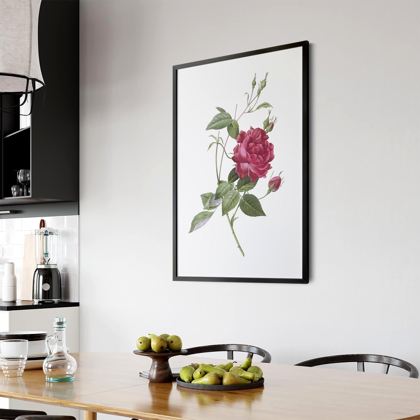 Flower Botanical Painting Kitchen Hallway Wall Art #31 - The Affordable Art Company