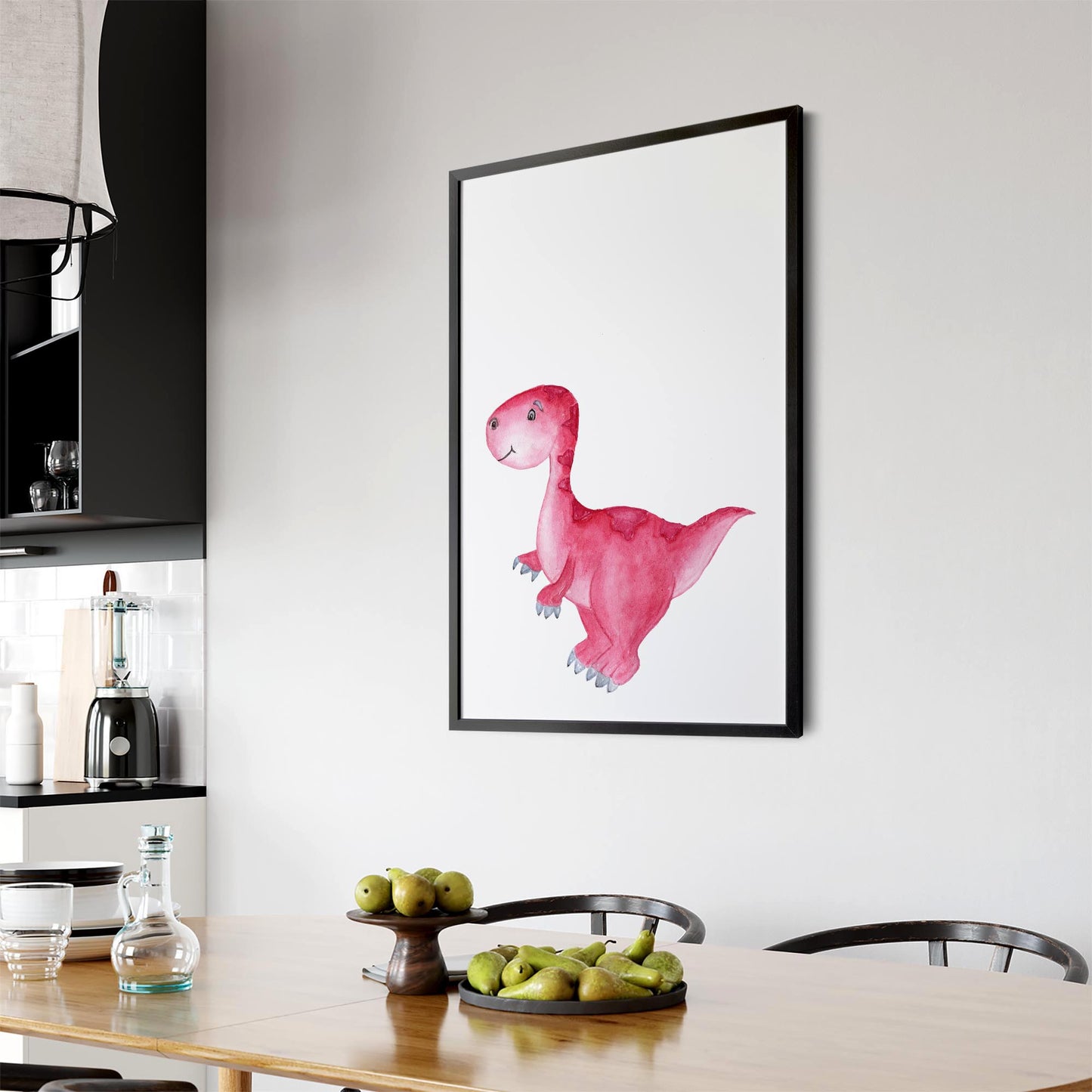 Cute Cartoon Dinosaur Boys Bedroom Wall Art #15 - The Affordable Art Company