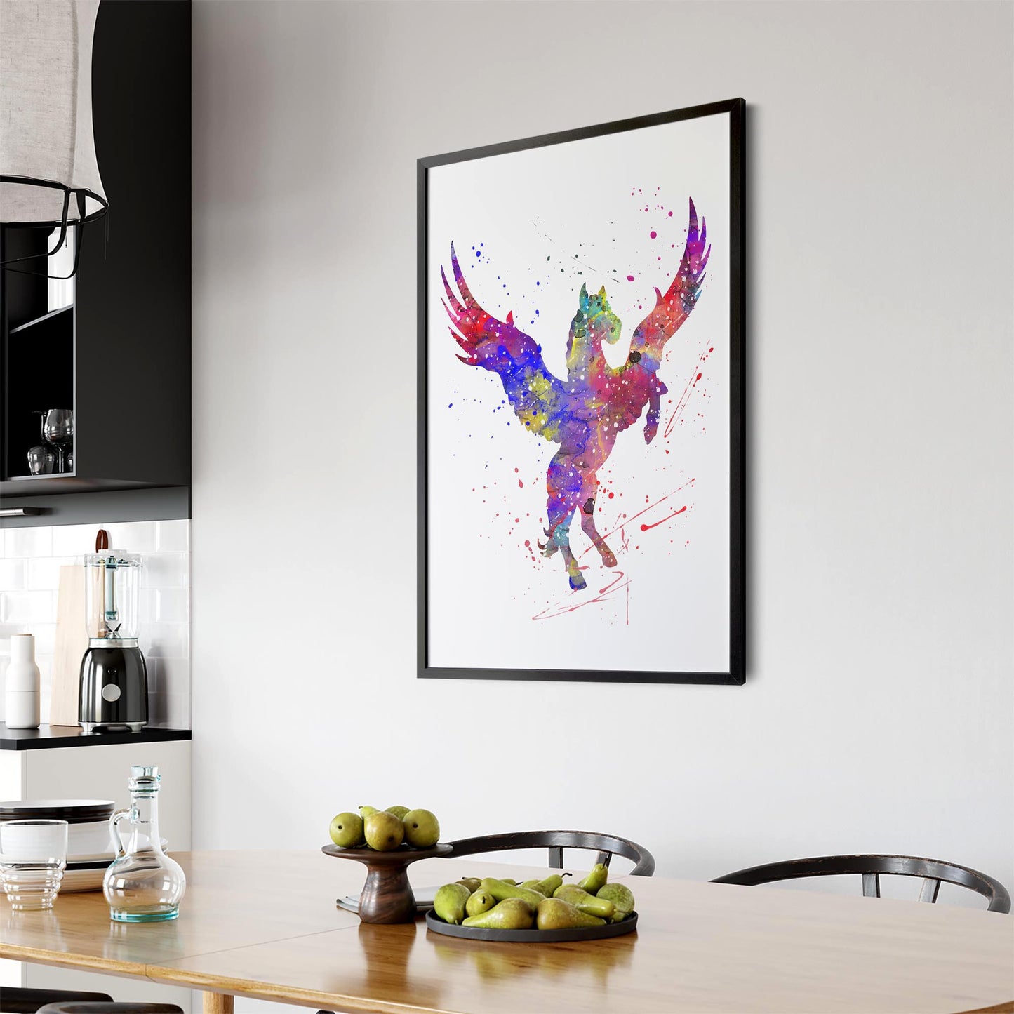 Pegasus Nursery Animal Fantasy Wall Art - The Affordable Art Company