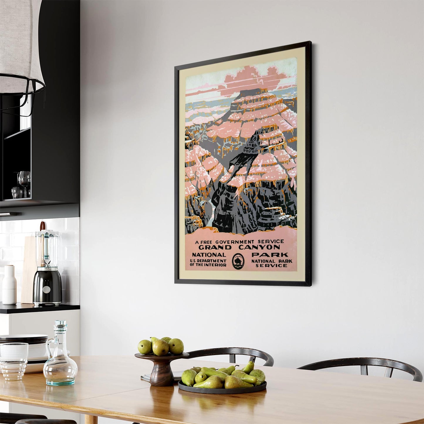 Grand Canyon, USA Vintage Travel Advert Wall Art - The Affordable Art Company