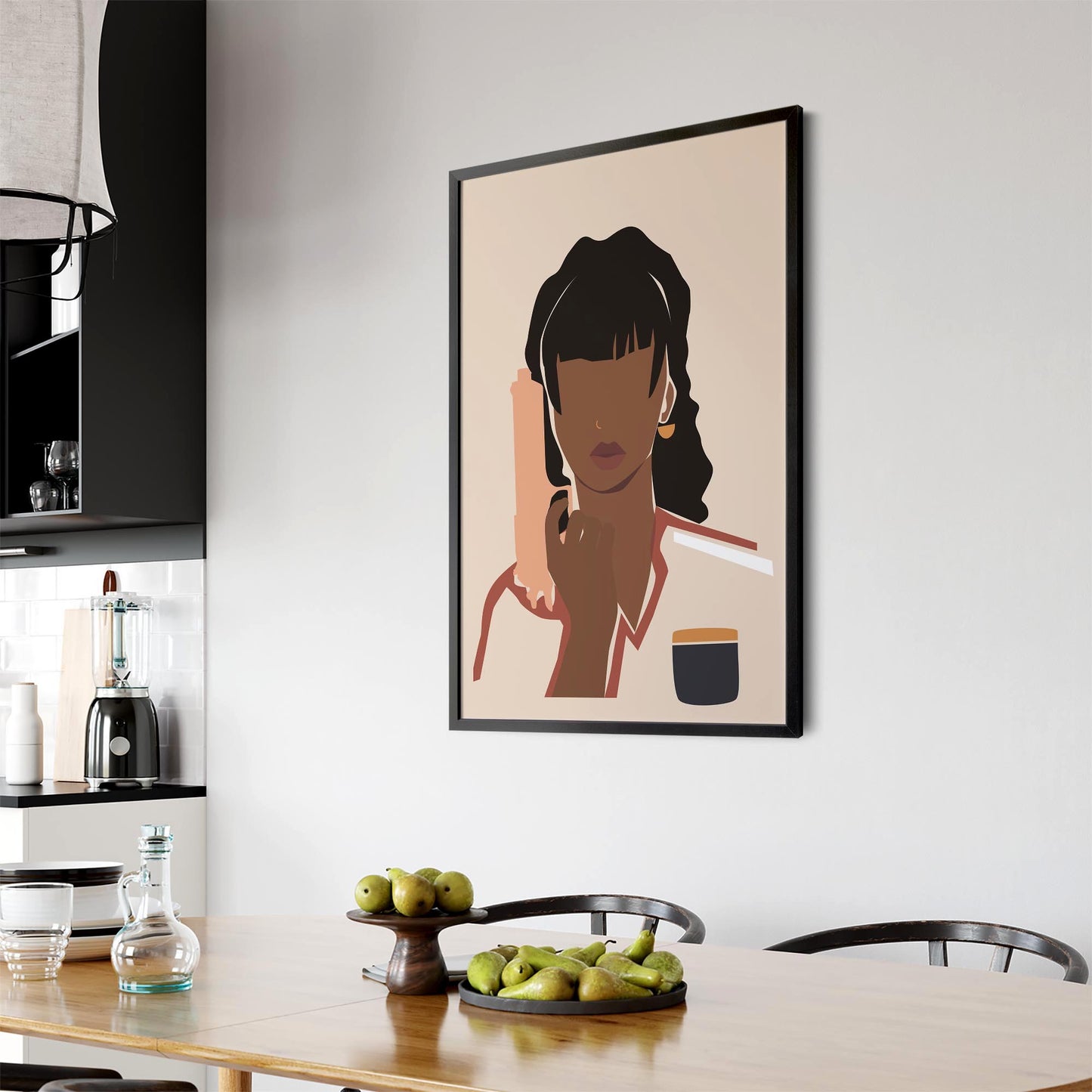 A Deadly Woman Retro Assassin Wall Art - The Affordable Art Company