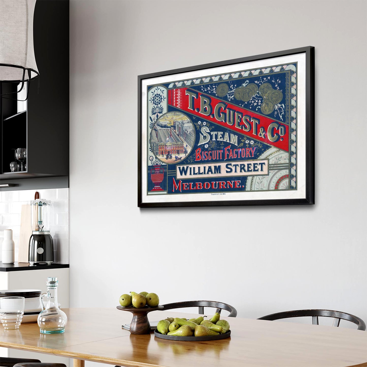 Steam Biscuit Factory Melbourne Vintage Wall Art #2 - The Affordable Art Company